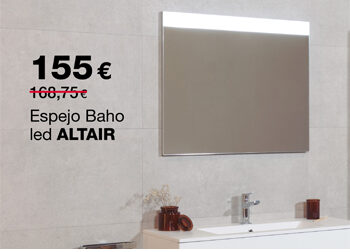 Espejo led Baho ALTAIR. 155 €.