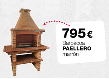 Barbacoa PAELLERO marrón. 795 €.