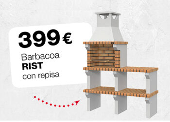 Barbacoa RIST con repisa. 399 €.